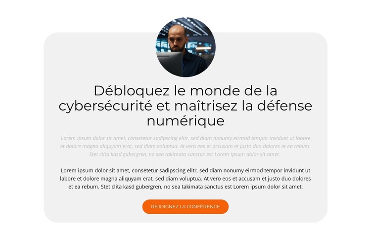 La sécurité entre vos mains Thème WordPress