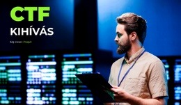 Hackerek Találkoznak HTML Sablon