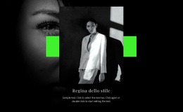 Celebrità Della Moda - Modello Di Pagina HTML5