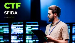 Incontro Degli Hacker Modello Di Sito Web