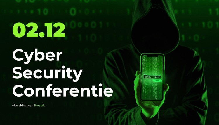 Join the Cybersecurity Conference CSS-sjabloon