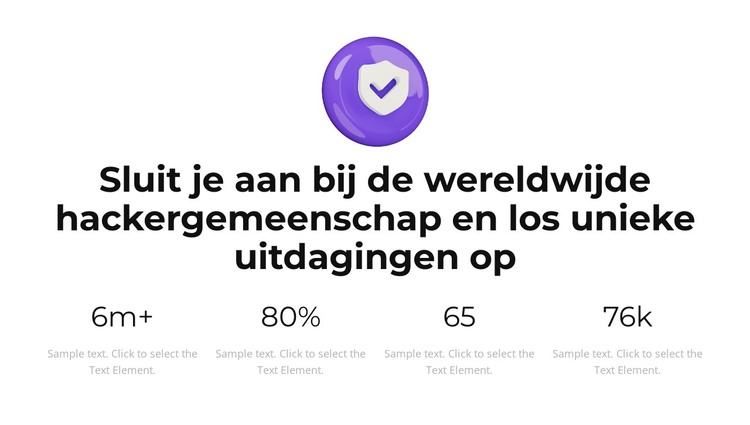 Kennis groeit HTML-sjabloon
