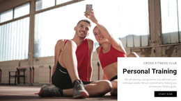 Healthy Personal Training One Page Template