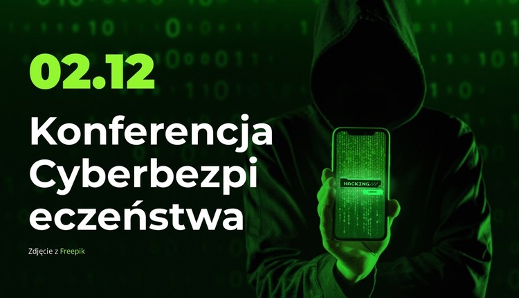 Join the Cybersecurity Conference Szablon CSS