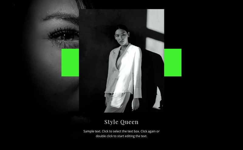 Fashion celebrities Squarespace Template Alternative