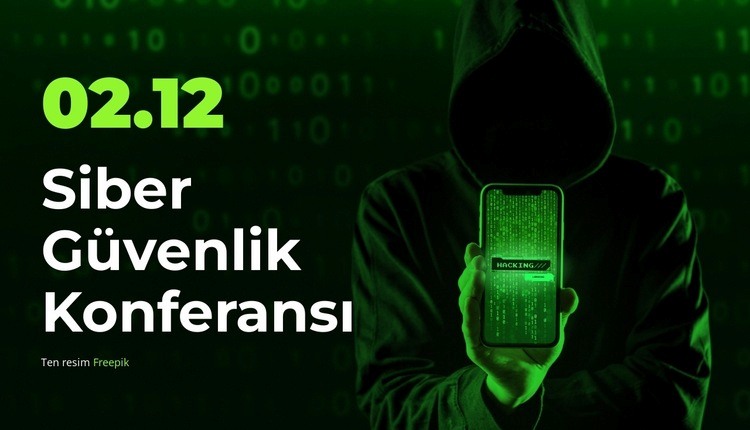 Join the Cybersecurity Conference Şablon