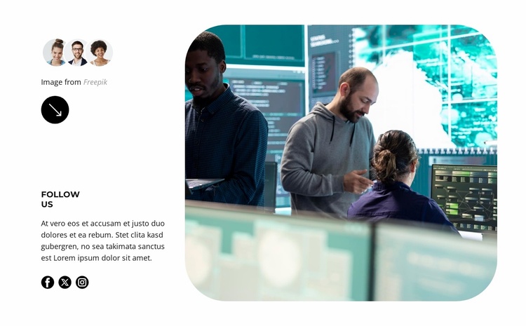 Cybersecurity Starts Website Template