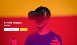 Zkušenosti Z Rozšířené Reality Bezplatná Šablona Webu CSS