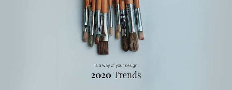 Trends this year CSS Template