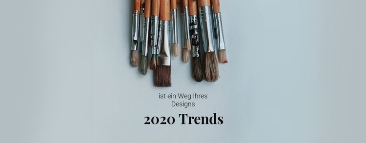 Trends in diesem Jahr CSS-Vorlage