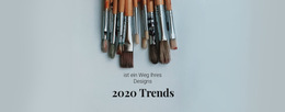 Benutzerdefinierte Schriftarten, Farben Und Grafiken Für Trends In Diesem Jahr