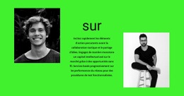 Équipe Sur Fond Clair - HTML Page Maker