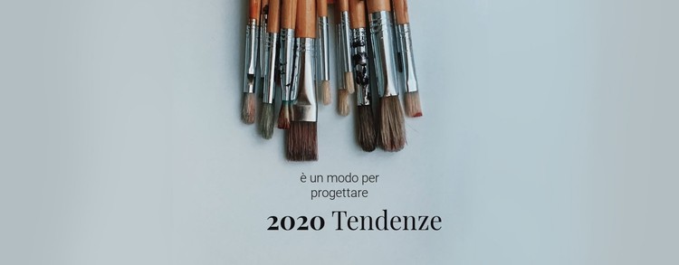 Tendenze quest'anno Modello CSS