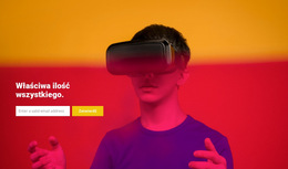 Doświadczenia W Rzeczywistości Rozszerzonej - Szablon Strony Internetowej