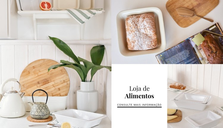 Utensílios de cozinha Template CSS