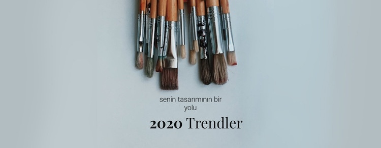 Bu yılki trendler Açılış sayfası