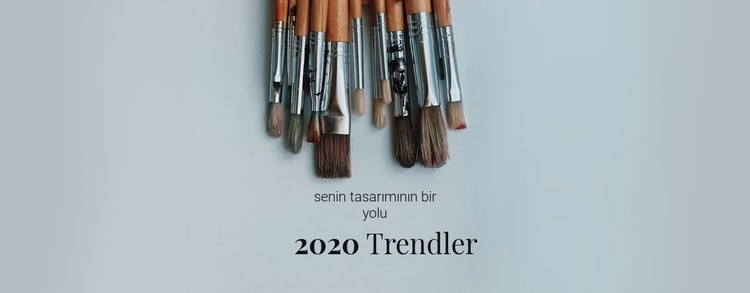 Bu yılki trendler CSS Şablonu