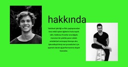 Parlak Bir Arka Planda Takım Için Tasarım Şablonu