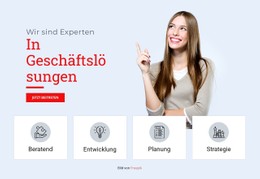 Professionelle Geschäftslösungen CSS-Vorlage Kostenlos Herunterladen