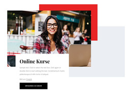 HTML-Seite Für Online-Kurse Für Dich