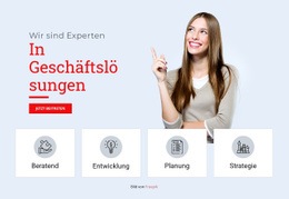 Professionelle Geschäftslösungen - Leere HTML5-Vorlage