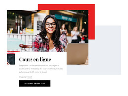 Page HTML Pour Cours En Ligne Pour Vous