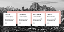 Grid Repeater On Image Background - Landing Page