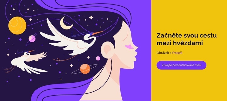 Objevte svůj narozeninový horoskop Šablona HTML