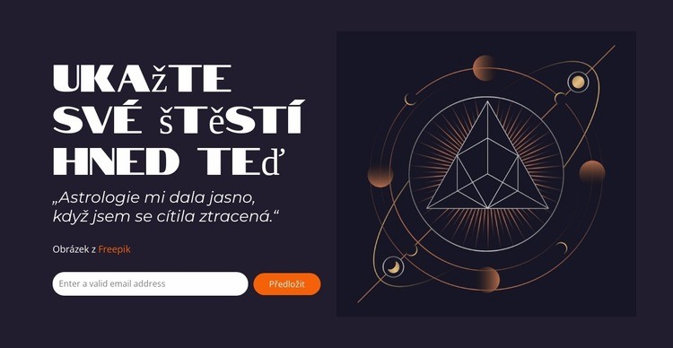 Nebeská moudrost na vás čeká Šablona HTML