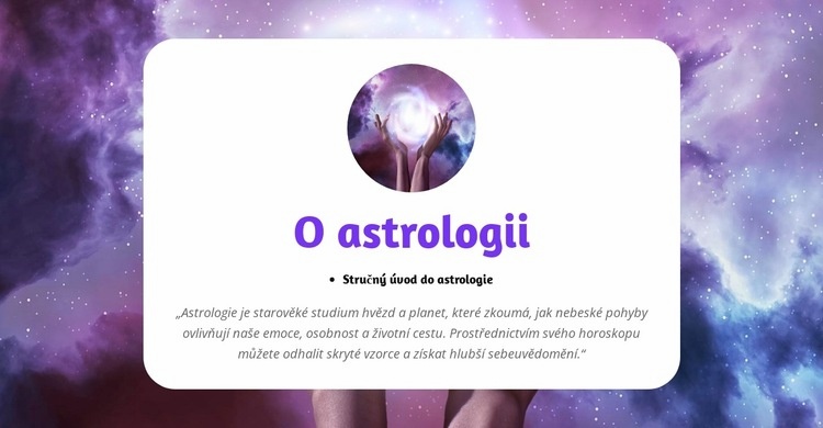 Odhalte tajemství svého zvěrokruhu Šablona