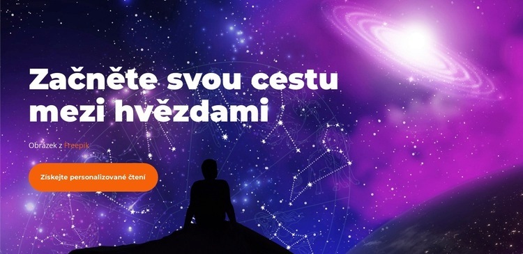 Spojte se s vesmírem Šablona