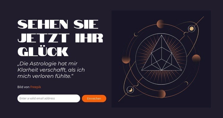 Himmlische Weisheit erwartet Sie HTML5-Vorlage