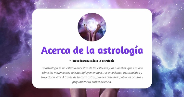 Descubre tus secretos del zodiaco Plantilla Joomla
