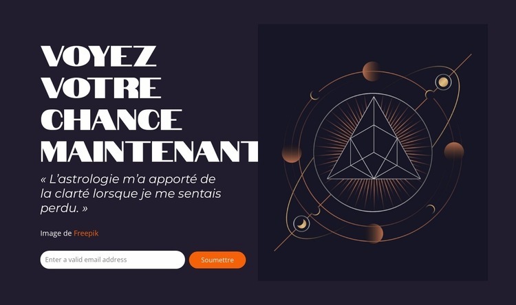 La sagesse céleste vous attend Conception de site Web