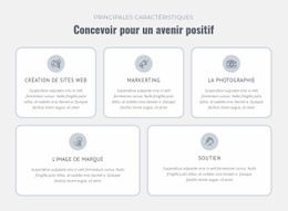 Conception, Prototype, Fabrication - Modèle D'Une Page Réactif