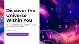 Explore Your Cosmic Path - Multi-Purpose Html Code
