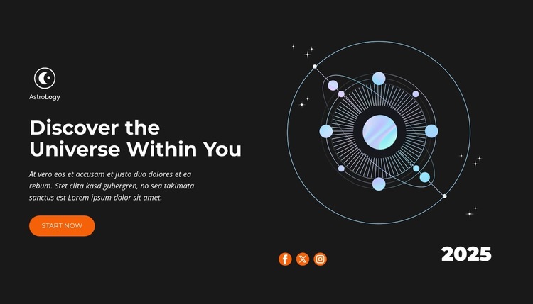Guided by the Stars HTML5 Template
