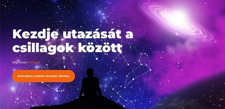 Kapcsolódj az Univerzummal HTML Sablon