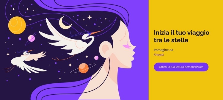 Scopri il tuo tema natale Modello HTML5