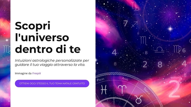 Esplora il tuo percorso cosmico Modello