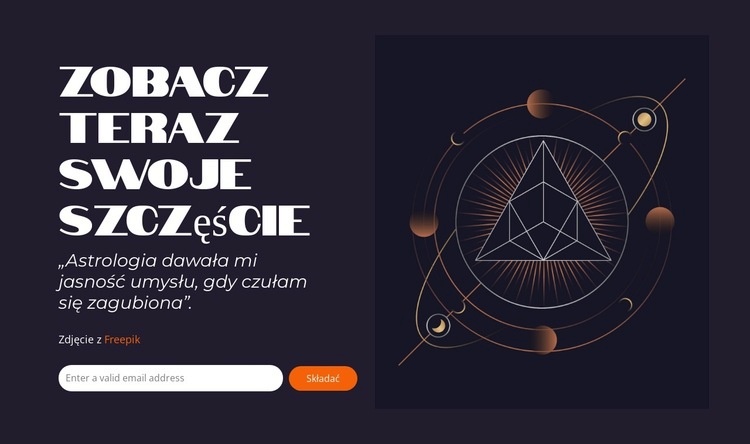 Niebiańska Mądrość Czeka Na Ciebie Szablon