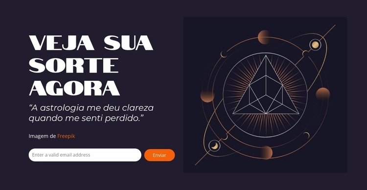 A Sabedoria Celestial Espera por Você Design do site