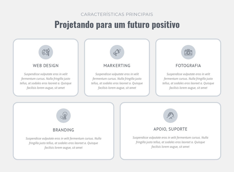 Projeto, protótipo, fabricação Modelo HTML