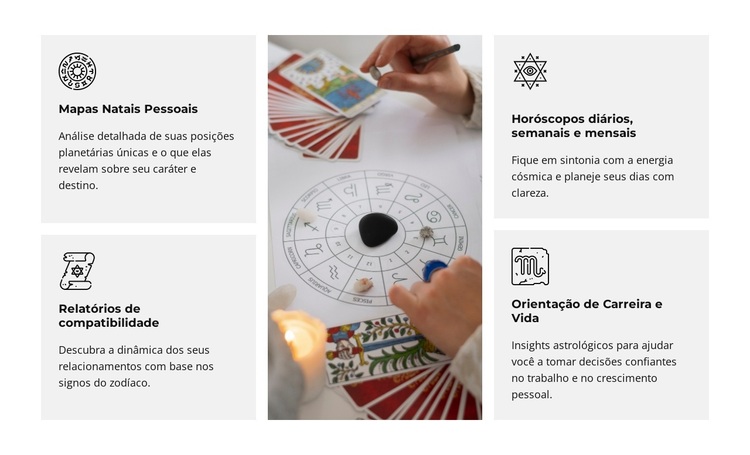 Astrologia para a Vida Diária Tema WordPress