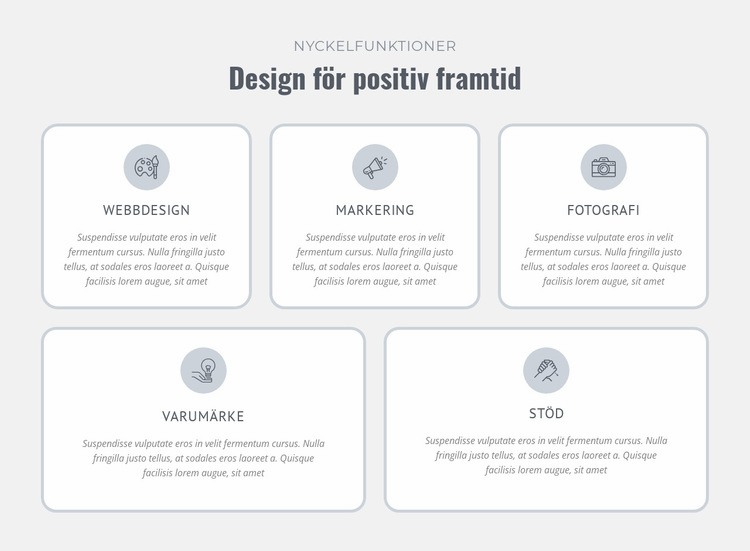 Design, prototyp, tillverkning WordPress -tema