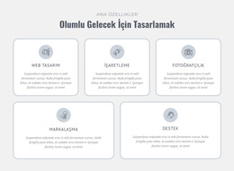 Tasarım, Prototip, Üretim - Duyarlı Web Sitesi Şablonu