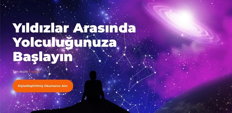 Evrenle Bağlantı Kurun Web Sitesi Şablonu