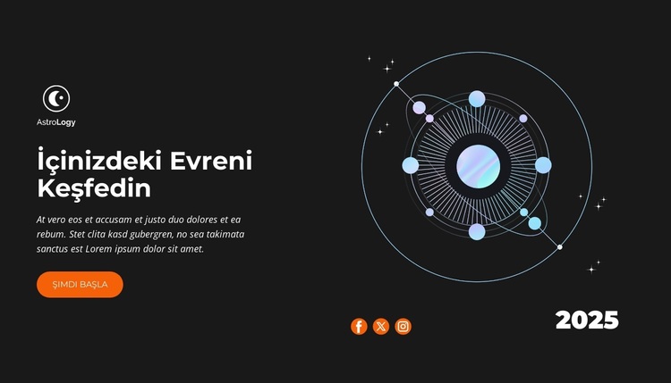 Yıldızların rehberliğinde WordPress Teması