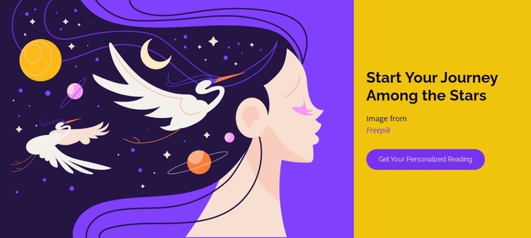 Discover Your Birth Chart Website Template