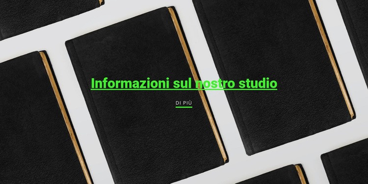 Sulla nostra tipografia Mockup del sito web